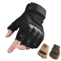 outdoor tactical gloves airsoft sport gloves half finger mens gloves combat gloves shooting hunting gloves military army glove