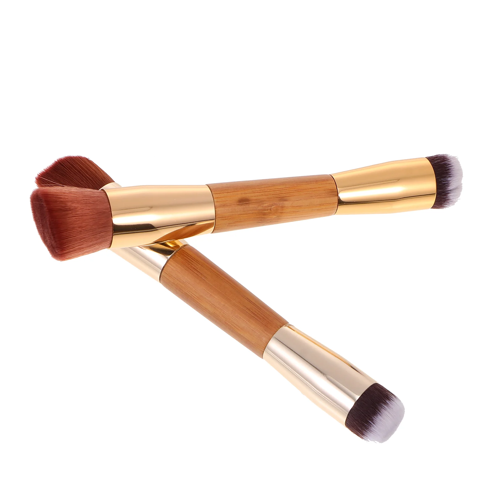 

Brush Makeup Brushes Doublepowderended Tools Blush Blending Face Dual Foundation Complexion Facialconcealer Loosewomens Mascara