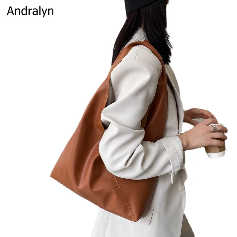 

2023 женские сумки на плечо из мягкой кожи, вместительная сумка-тоут, сумка-мессенджер для девушек, дорожные сумки-ведра, женская сумка