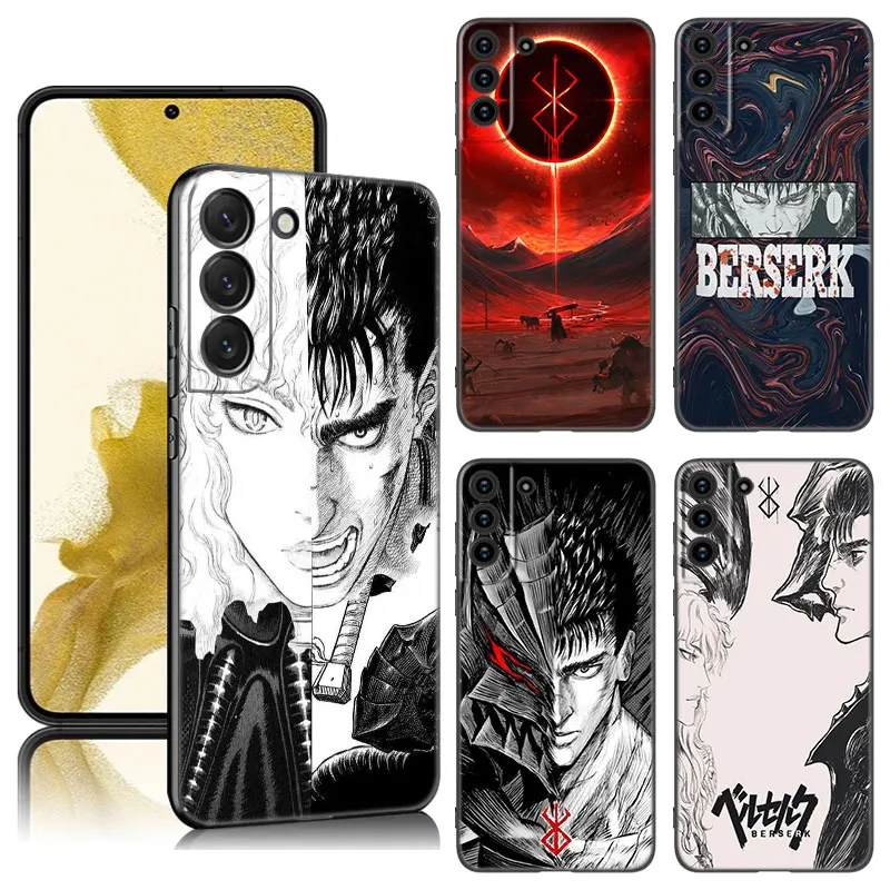 

Guts Berserk Japanese Anime Phone Case For Samsung Galaxy S20 S21 S22 S23 Ultra FE S10E S10 Lite S8 S9 Plus S6 S7 Edge Cover