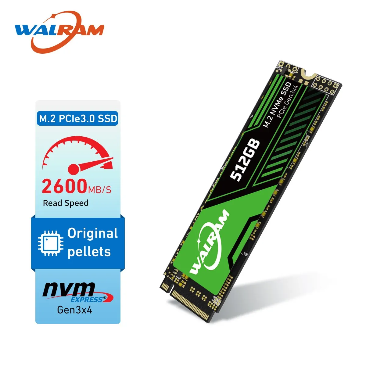 Внутренний жесткий диск WALRAM M2 SSD 128 ГБ 256 512 1 ТБ |