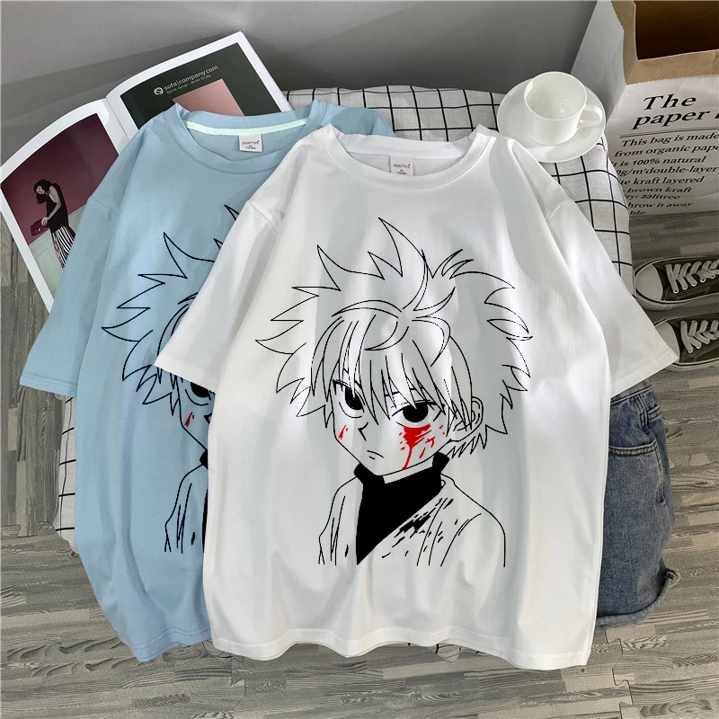 Hunter X Аниме одежда для женщин Графические футболки Готический кавайный Харадзюку