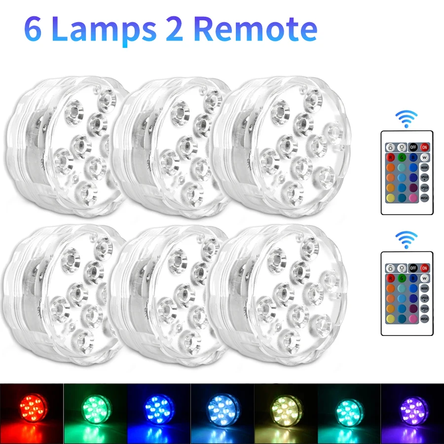 

Подводная лампа RGB EeeToo 10 LED