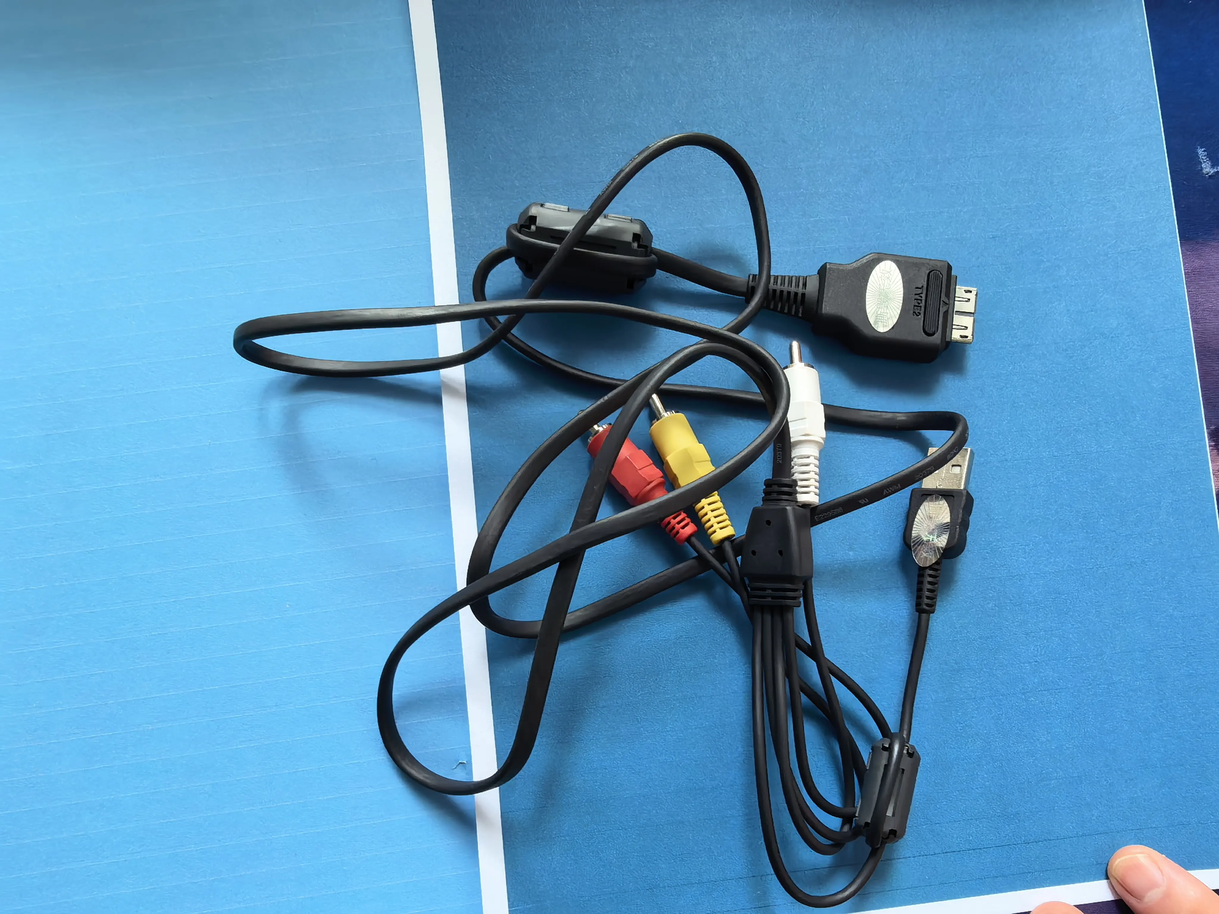Фото Многофункциональный USB AV-кабель VMC‑MD2 для цифровых камер Sony CyberShot DSC‑W210 W215 W220 W230 W290 HX5 HX5C, кабель для передачи данных и видео. №3