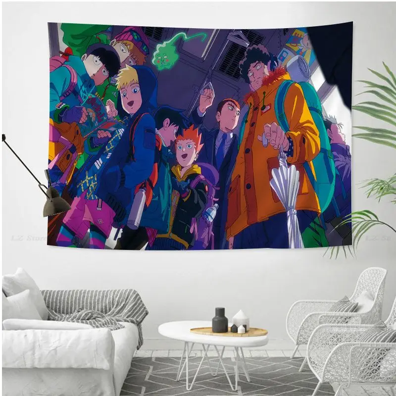 Настенный Гобелен из аниме Mob психоделия 100 для гостиной дома и общежития Decor