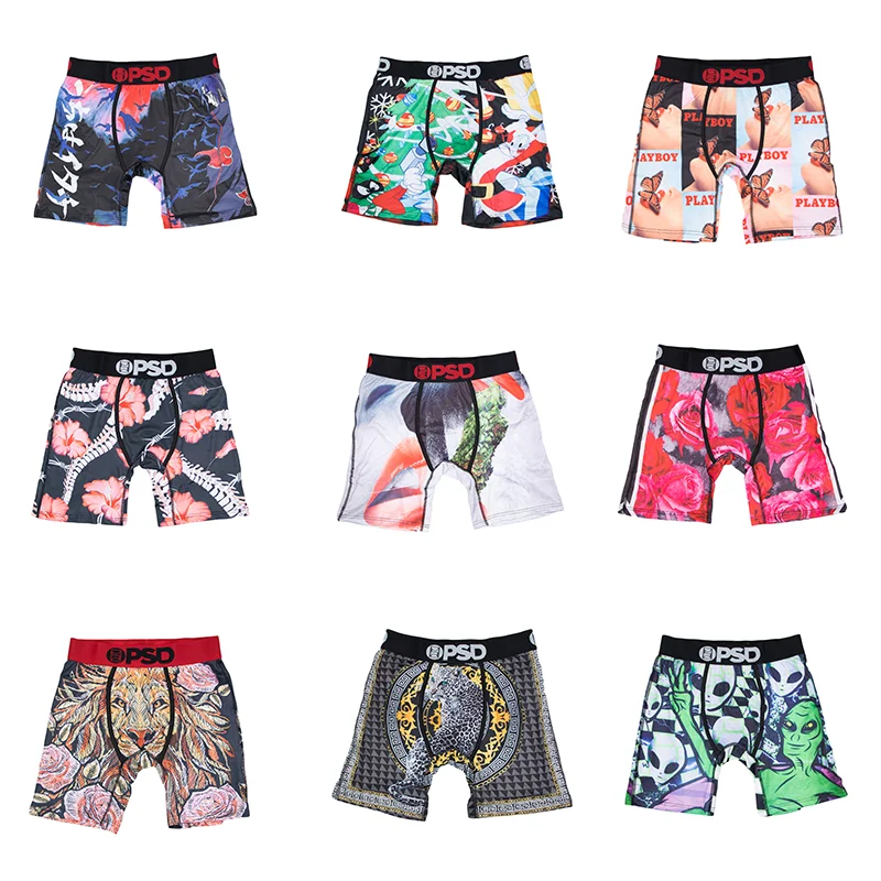 

Sexy Sexy Fashion Print Men Underwear Boxer Cueca Male Panty Lingerie Men Underpants Panty S-XXL