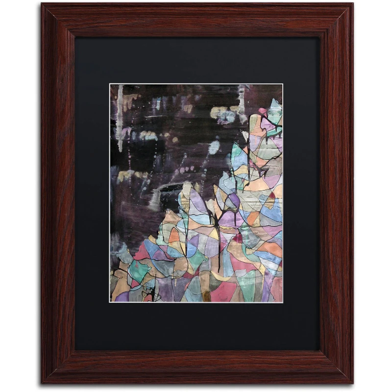 

"Shiveluch" Canvas Art by Lauren Moss Black Matte, Wood Frame