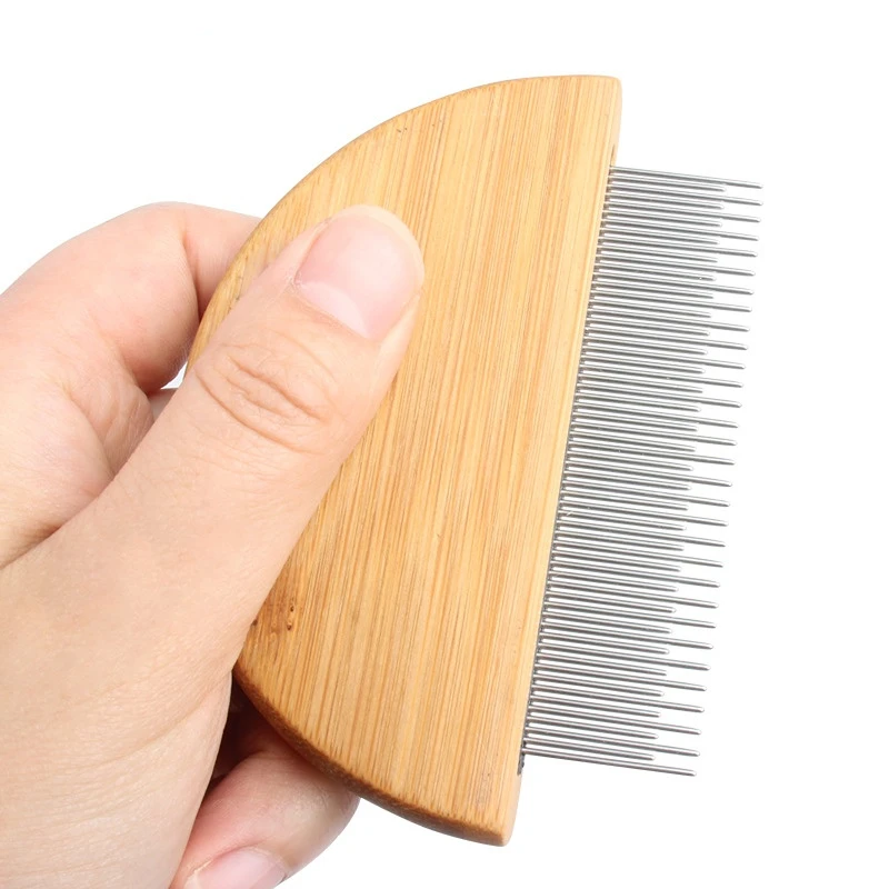 

Cat Comb Massager Pet Hair Removal Massaging Shell Comb Pet Wooden Comb Massage Tool for Removing Matted Fur,Knots and Tangles