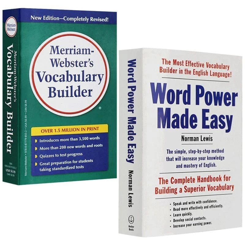 

Word Power Made Easy Merriam Webster's Vocabulary Builder English Original Reference Book Dictionary