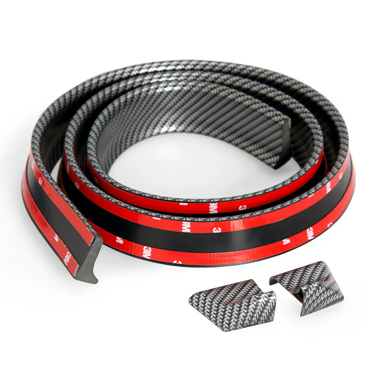 

Universal Carbon Fiber Roof Spoiler 1.5M Car-Styling 5D Carbon Rubber Tail Spoiler PU Brazing DIY Refit Spoiler Suitable By Some