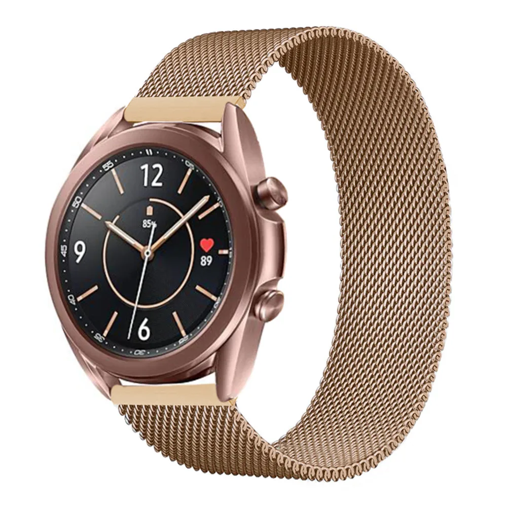 

20/22mm magnetic strap For Samsung Active 2 40/44mm Gear S3 Frontier bracelet For Huawei GT2/2e/Pro Galaxy watch 3/45/42mm band