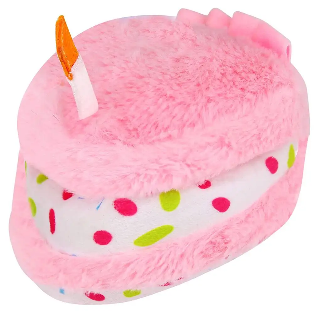 

Милая плюшевая игрушка в форме торта, пищалка для домашних животных, игрушки для чистки зубов, моляр, кукла для дня рождения