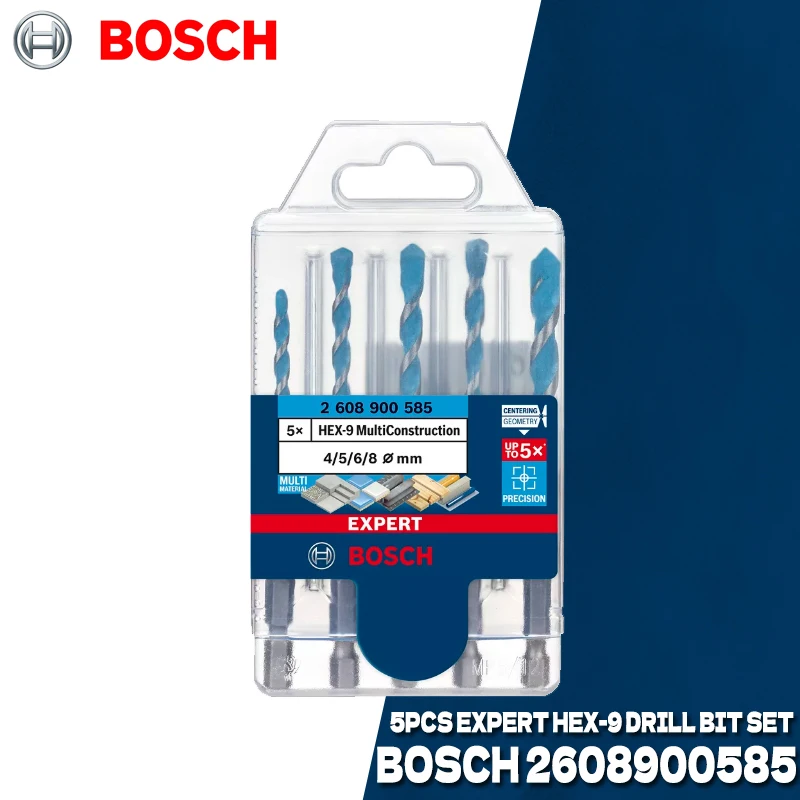 

Bosch EXPERT HEX-9 набор сверл 5 шт