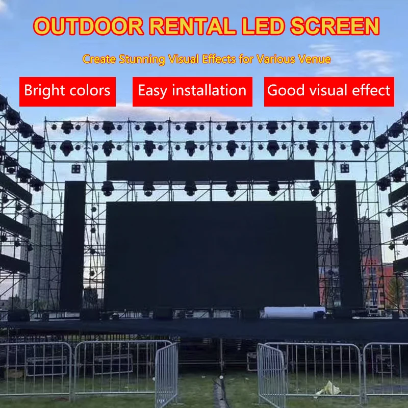 Фото Модульный LED-экран P2.604 P2.97 для АЗС, уличный, для аренды, для видеопроекций на больших сценах, дисплейная панель для бензозаправочных станций №2