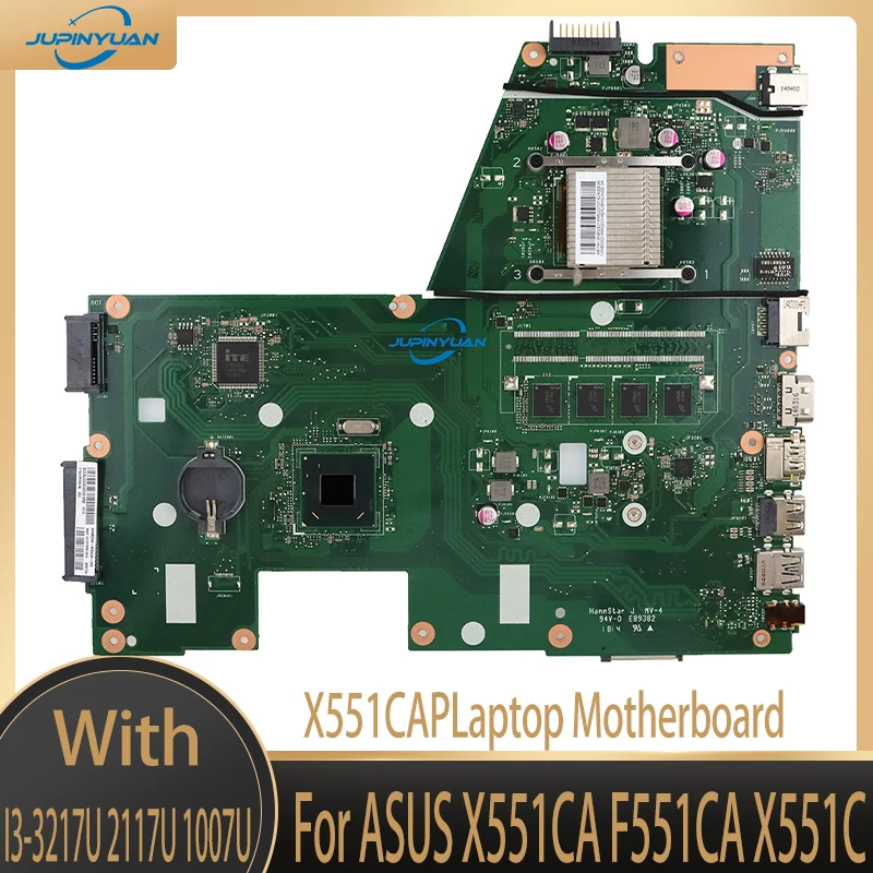 

X551CAP для ASUS X551CA F551CA X551C материнская плата для ноутбука F551CA материнская плата со I3-3217U 2117U 1007U 2 ГБ/4 ГБ тестовая работа 100%
