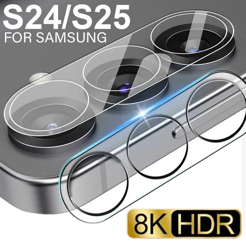 Для Samsung Galaxy S24Ultra S25Ultra S24 S25 PLUS объектив задней камеры закаленное стекло пленки