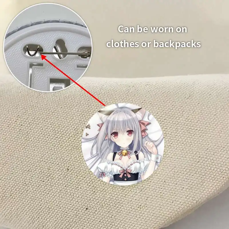 Sakurakouji Luna мягкая брошь с аниме-символикой из игры значок якорем периферийные