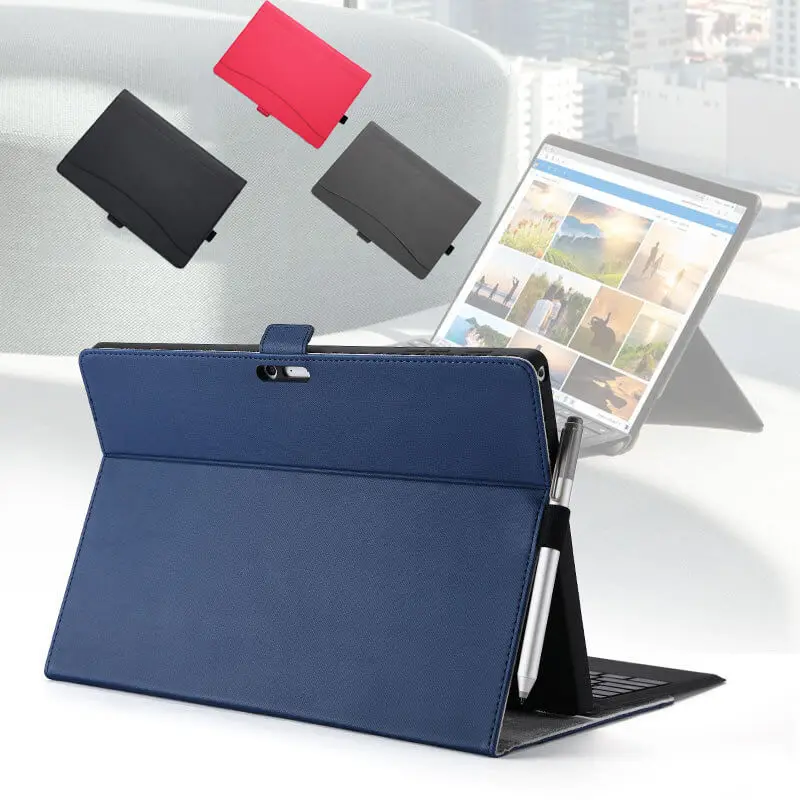 

Чехол-книжка из искусственной кожи для Microsoft Surface Pro 8 7 6 5 4