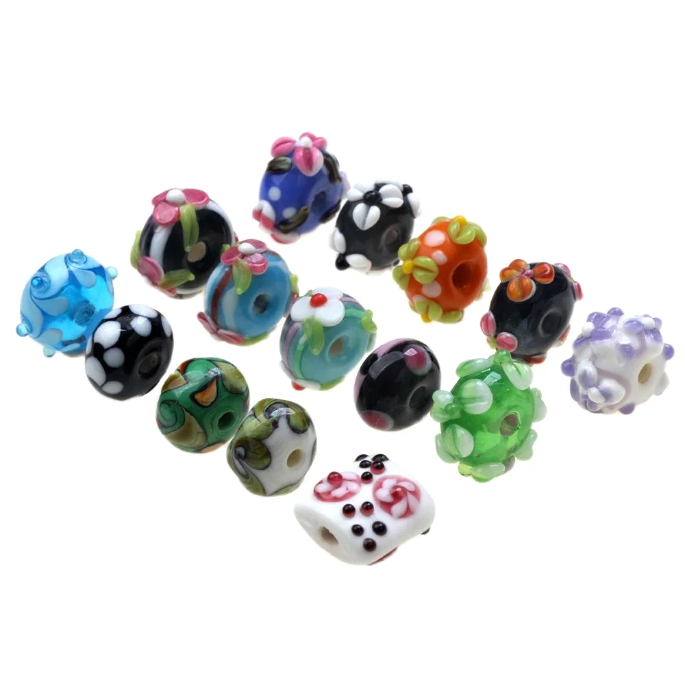 Дешево! 6 шт./лот смешанный стиль чистый ручной работы стеклянные бусины для