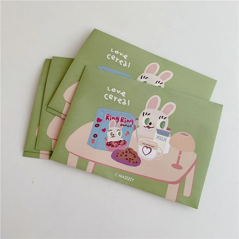 10 шт./лот мультяшный конверт розовая девушка студент милый подарок в японском