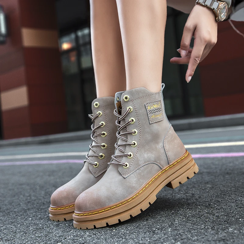 GR-1893 MARTIN BOOTS WALKING SHOES MEN'S HUNTING BOOTS TACTICAL SHOES DESERT COMBAT ANKLE LEATHER MOUNTAINEERING SHOES