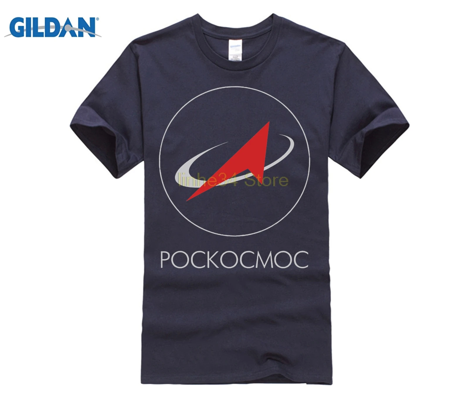 Рекламный Топ PHIKING с принтом русского логотипа космические рубашки Мужская