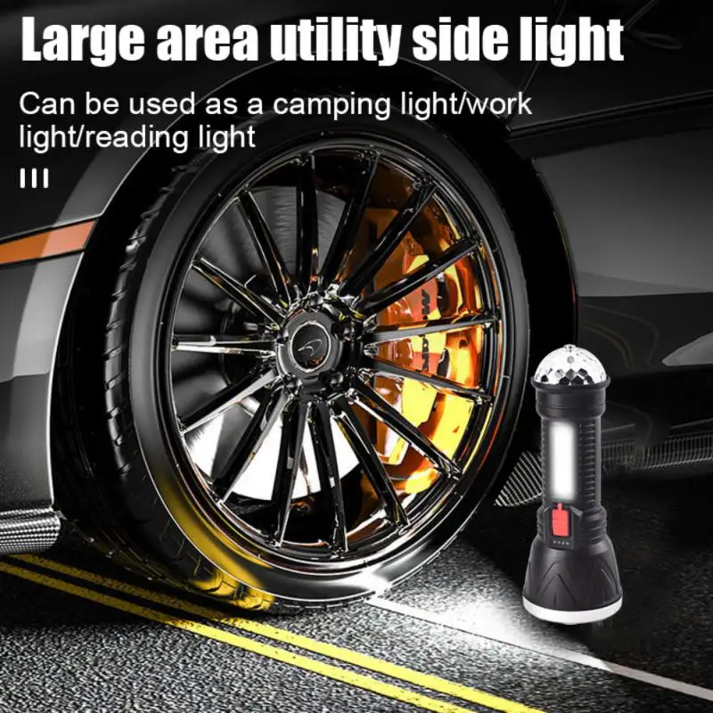 

Camping Lamp Torch Durable Colorful Disco Waterproof Camping Tactical Powerful Wholesale Dropshipping Hot Flashlight Stage Light