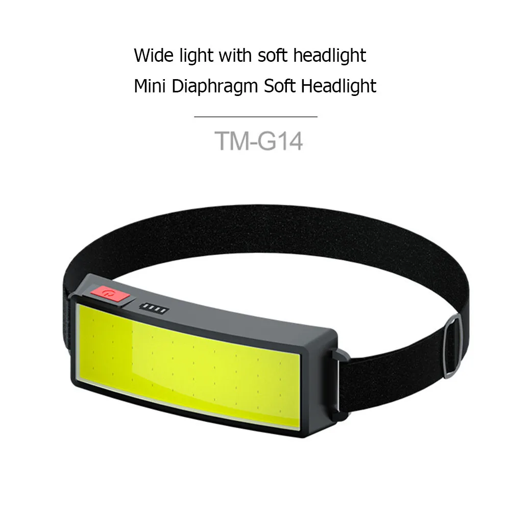 

Led Head Lamp Flashlight Torch Headlight Portable Outdoor Headlight COB LED Flashlight USB Charging Camping Hiking Torch