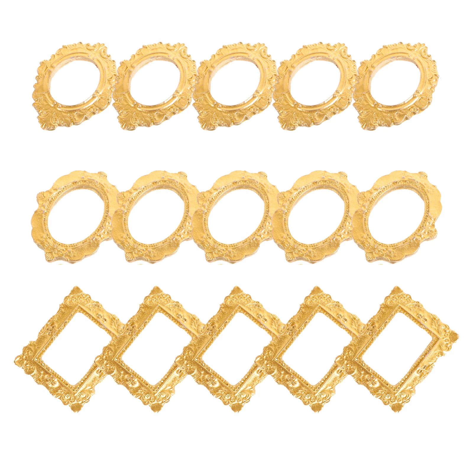 15 шт. фоторамка мини-домик украшения для фотографий ретро рамки смола винтажный