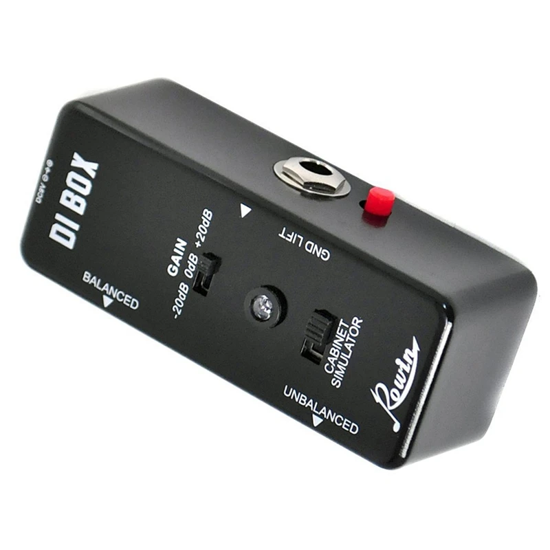 Rowin DI BOX LEF-331 Micro-DI с Sim-картой кабины и педалью для создания гитарных эффектов True