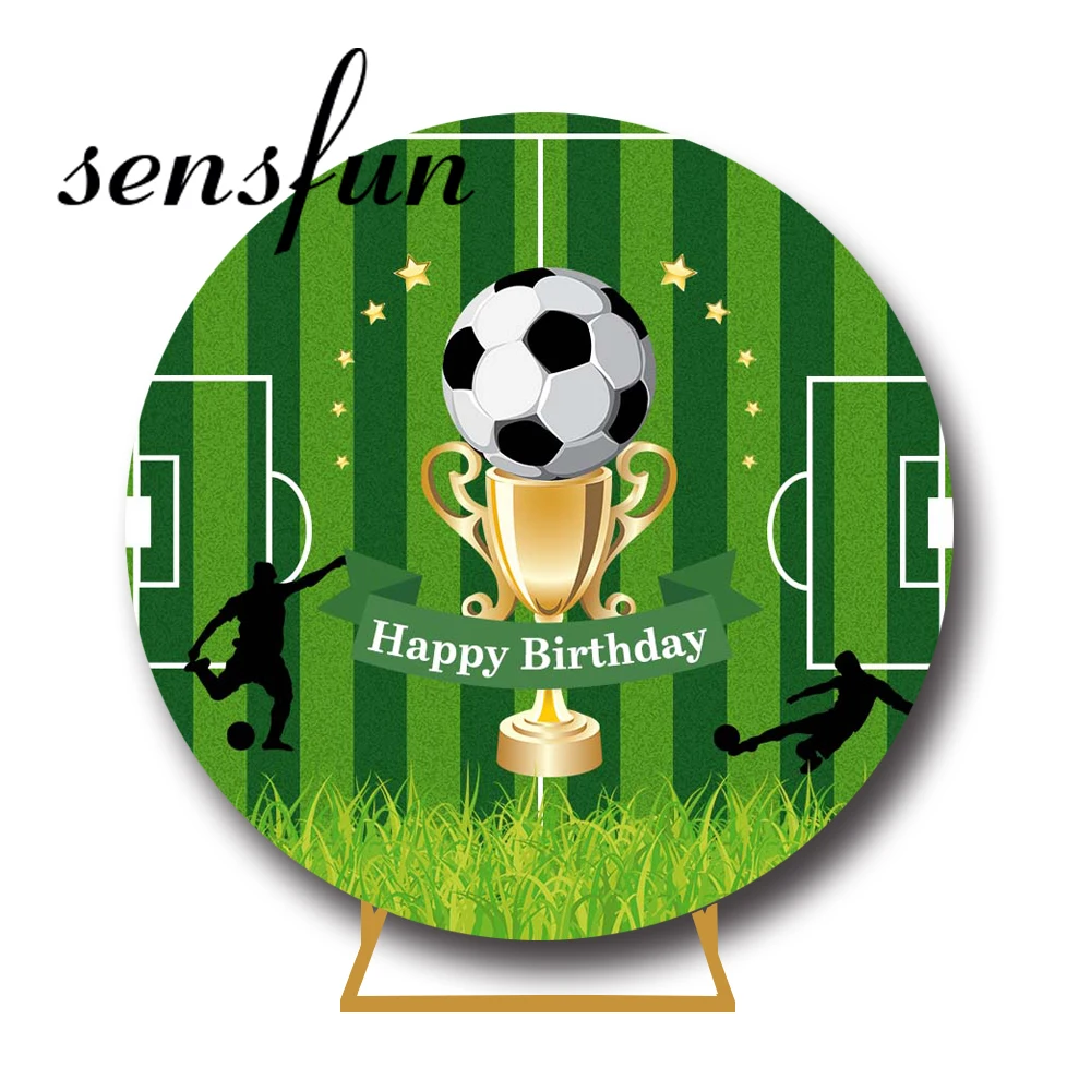 

Футбольный клуб круглый фон для студийной фотосъемки