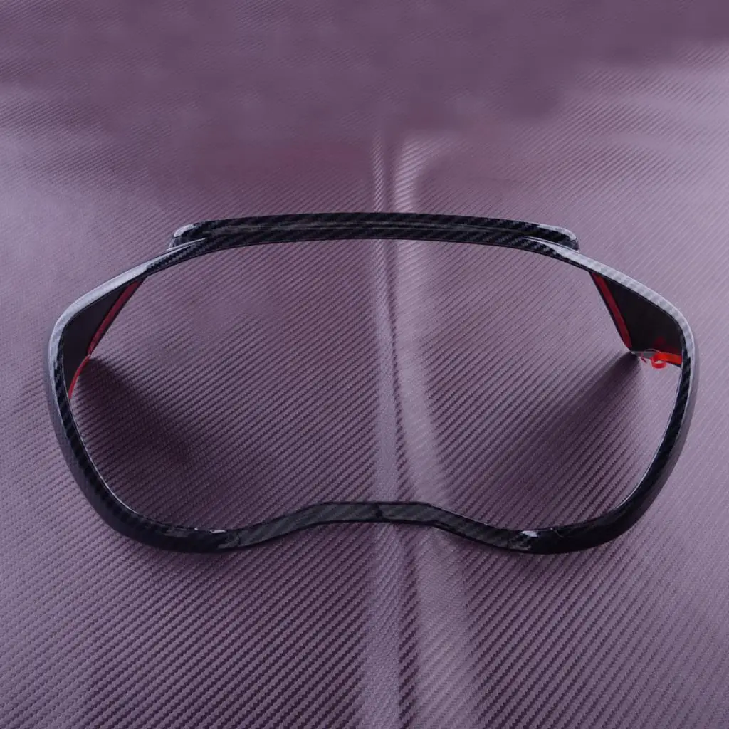 

Накладка на раму приборной панели, отделка из углеродного волокна, черный ABS, подходит для Subaru Crosstrek Forester Impreza 2022 2021 2020 2019