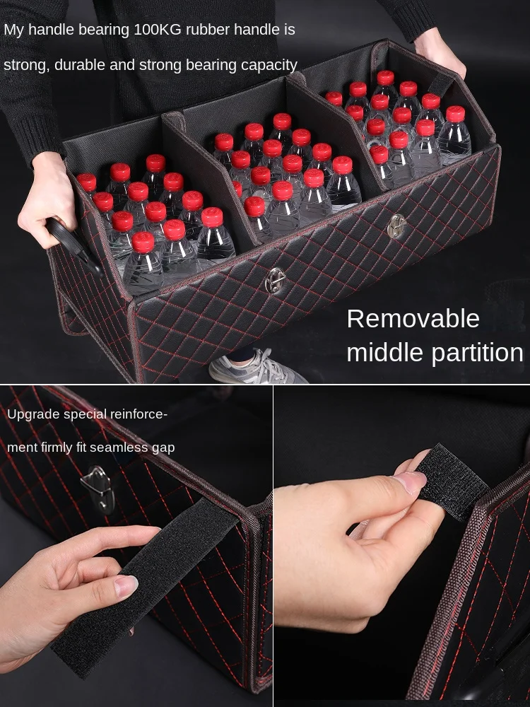 

On Board Storage Box Trunk Storage Bag Sorting Box Car Interior Decoration Supplies Daquan Storage Box Back Trunk