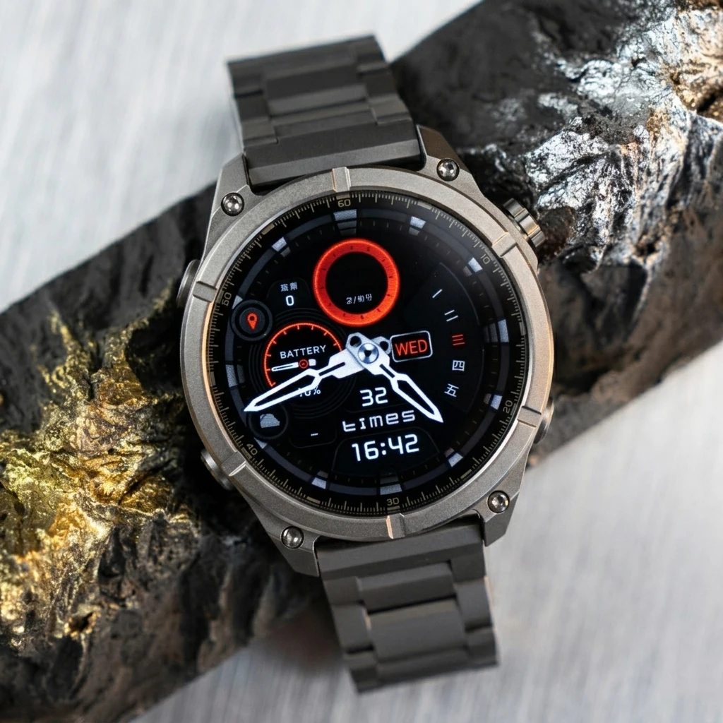 Фото Умные часы HD300 для активного отдыха на природе с NFC, AMOLED-дисплеем, функциями отслеживания здоровья, Bluetooth-звонками, для путешествий и дайвинга, с шагомером и счетчиком калорий №3