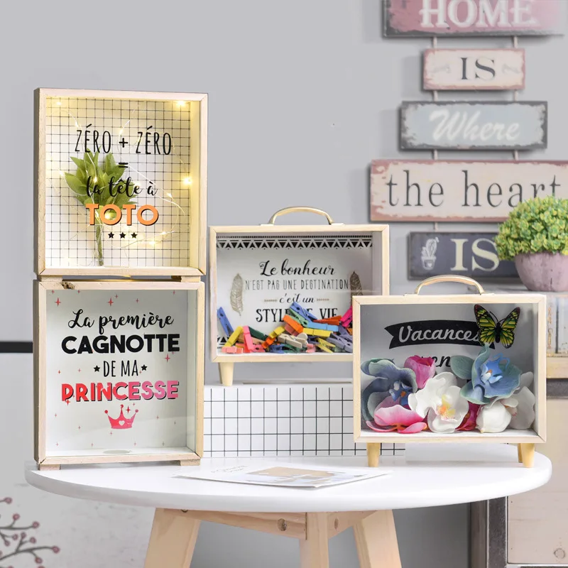 

1 шт., деревянные копилки для денег