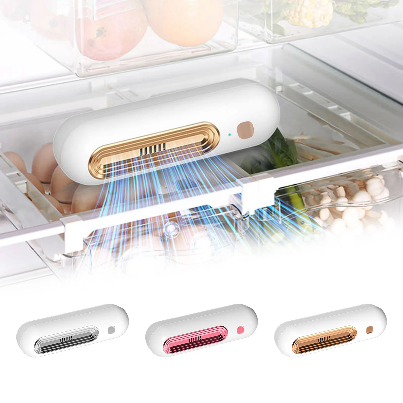 O3 Ozone Generator Air Purifier Refrigerator Deodorizer Food