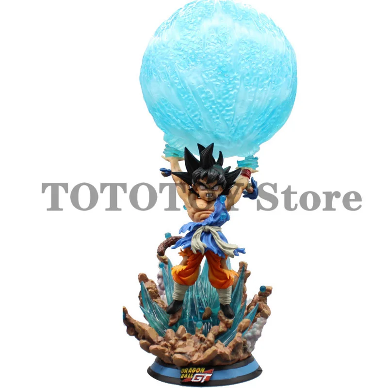 

Dragon Dall Z DBZ GK Figurine Animal Figure Action Figure Kakarotto Super Saiyan Son Goku 50CM PVC Illuminable Gift Modle Figma