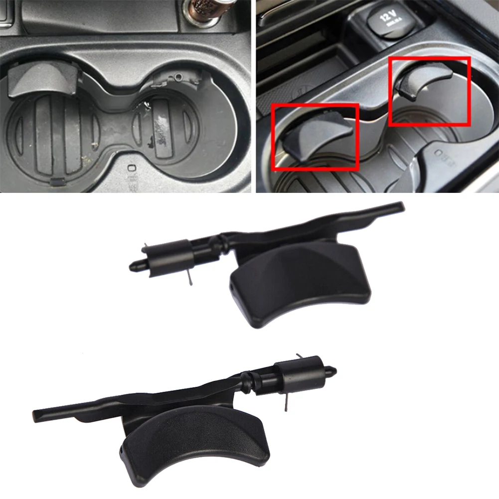 

Accessories Cup Holder Buckle For Mercedes 13-19 W166 X166 Left+Right Plastic 1666806402 2Pcs Black Center Console