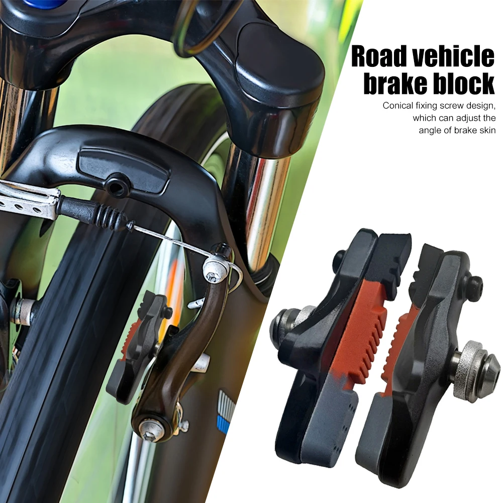 

Универсальные велосипедные тормоза для дорожных гонок C-образный тормоз сменный выдвижной тип V Тормозной Блок из алюминиевого сплава бесш...