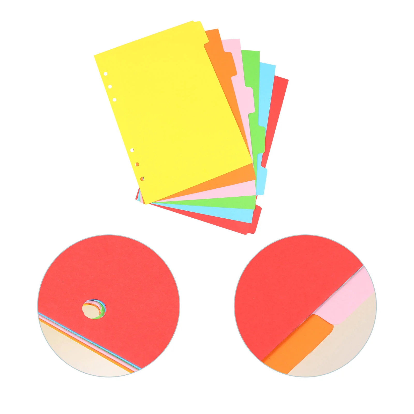 

Dividers Binder Divider File Paperbinders Tabs Foldercardboard Colored Sorter Labels Classified Label A5 Ring Multicolor