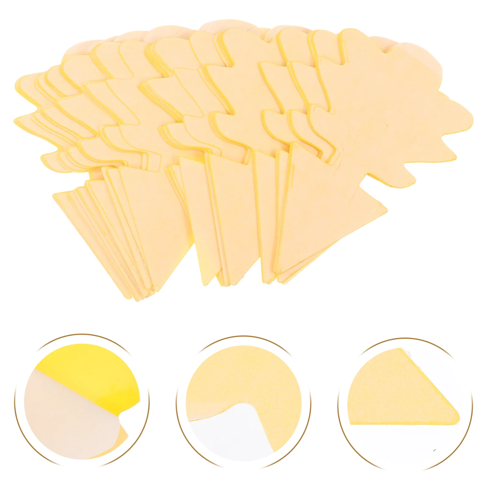 

50pcs Sticky Gnat Traps Houseplant Protective Tools Outdoor Glue Trappers