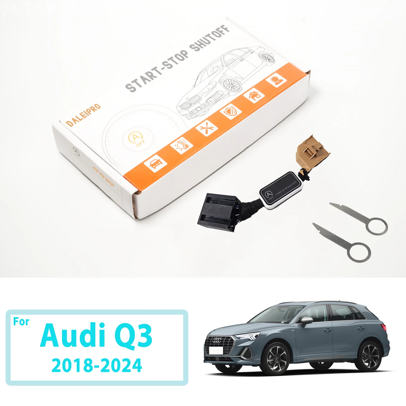 

Для Audi Q3 F3 2018-2022 2023 2024 Автоматическая система остановки запуска двигателя с возможностью выключения Smart Shut Down Автомобильный автоматический запуск и остановка