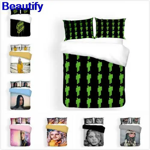 

Beautify Singer Duvet Cover Pillowcase 3D Printed Bedding Set 2/3 Pcs Double Full Queen King Size Quilt Cover Home Textiles