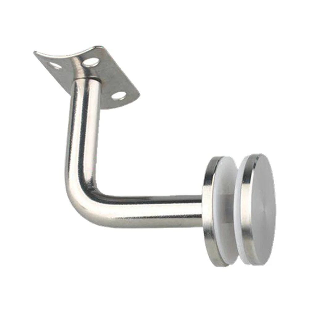 

Brackets Stair Handrail Balustrade Bannister Bracket Hand Rail Silver Stainless Steel Stair Handrail Strong Durable