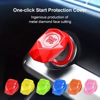 universal auto car engine start stop push button switch protection cover trim badges car interior products car accessories
