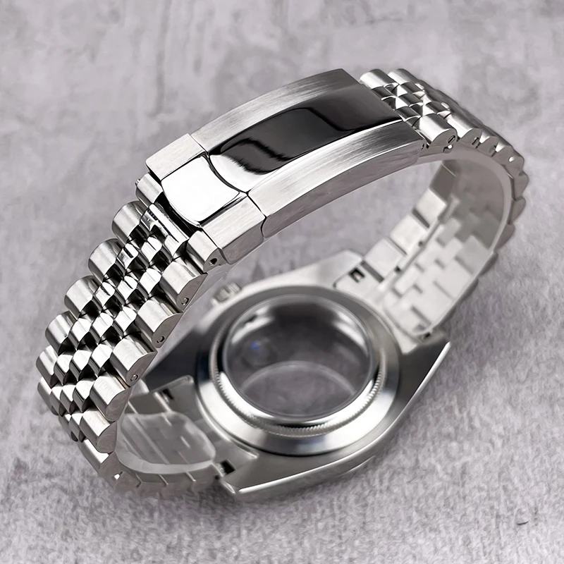 NH35 Корпус даты Oyster Bezel 39 мм Сапфировое стекло для мужчин часов Подходит NH36