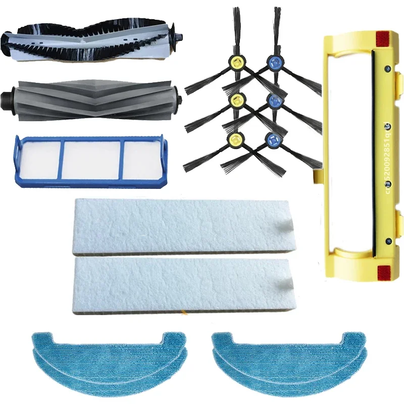 Основная роликовая крышка щетки боковая щетка HEPA-фильтр тряпки для швабры AMIBOT