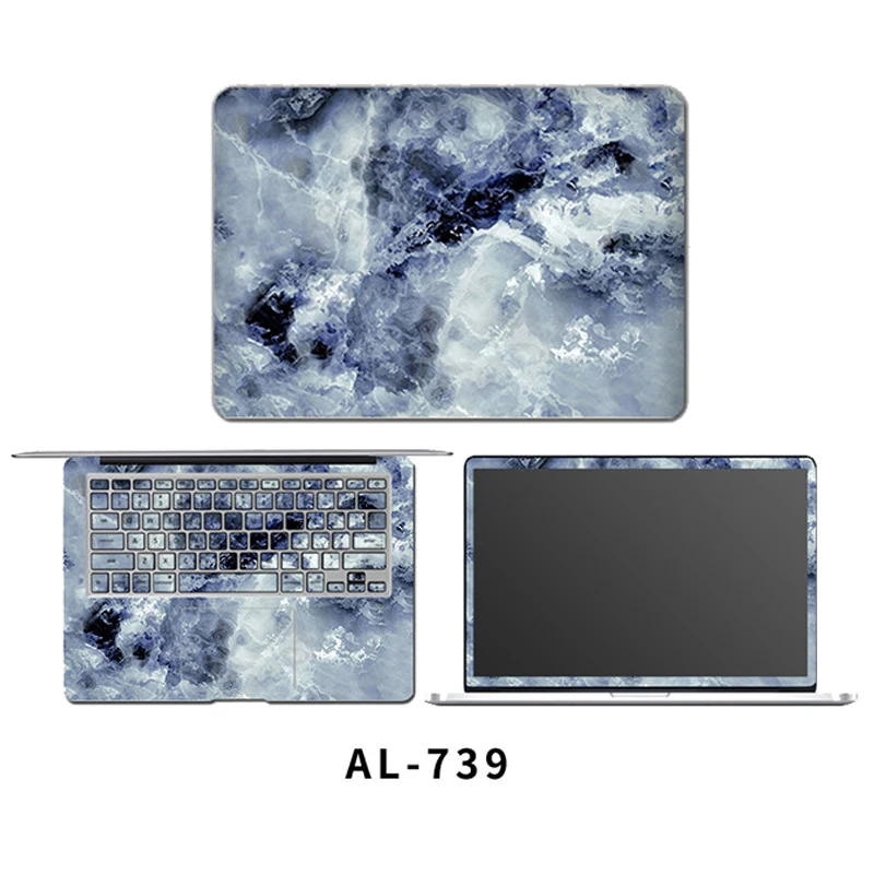 

Marble laptop skin blue pink vynil sticker Keyboard protective film for ASUS X550D E403N TP200S ZENBOOK3U for asus 15.6 skin