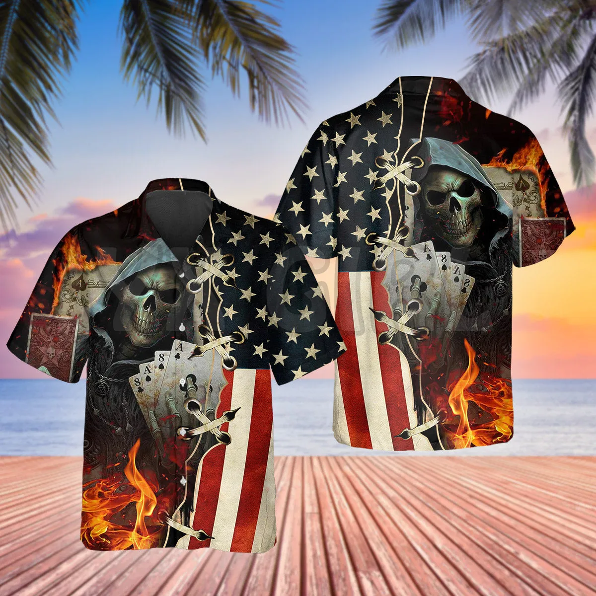 Head Caro Skull 3D All Over Printed Hawaiian Shirt Men's For Women's Harajuku Casual Shirt Unisex