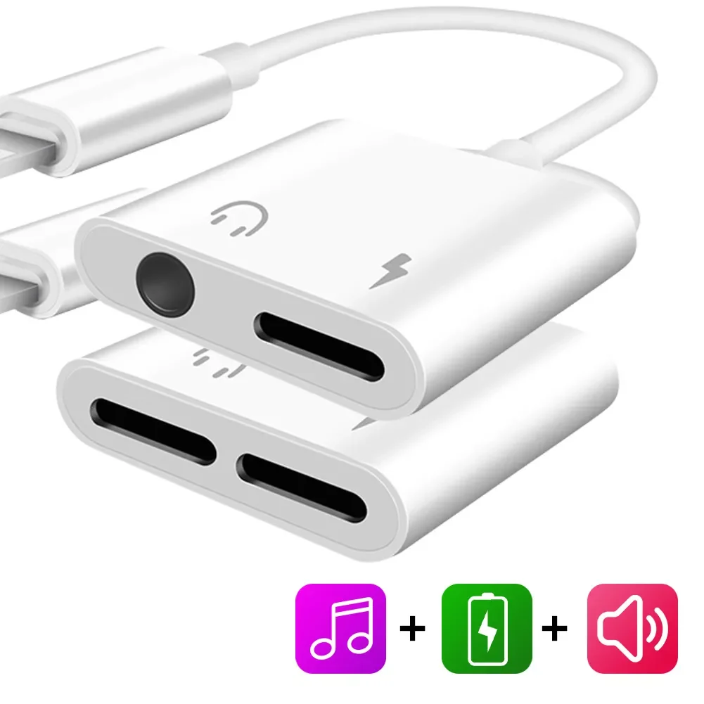 Переходник с Lighting на 3 5 мм AUX для IPhone 7 8 Plus X XR XS 11 Pro Max |